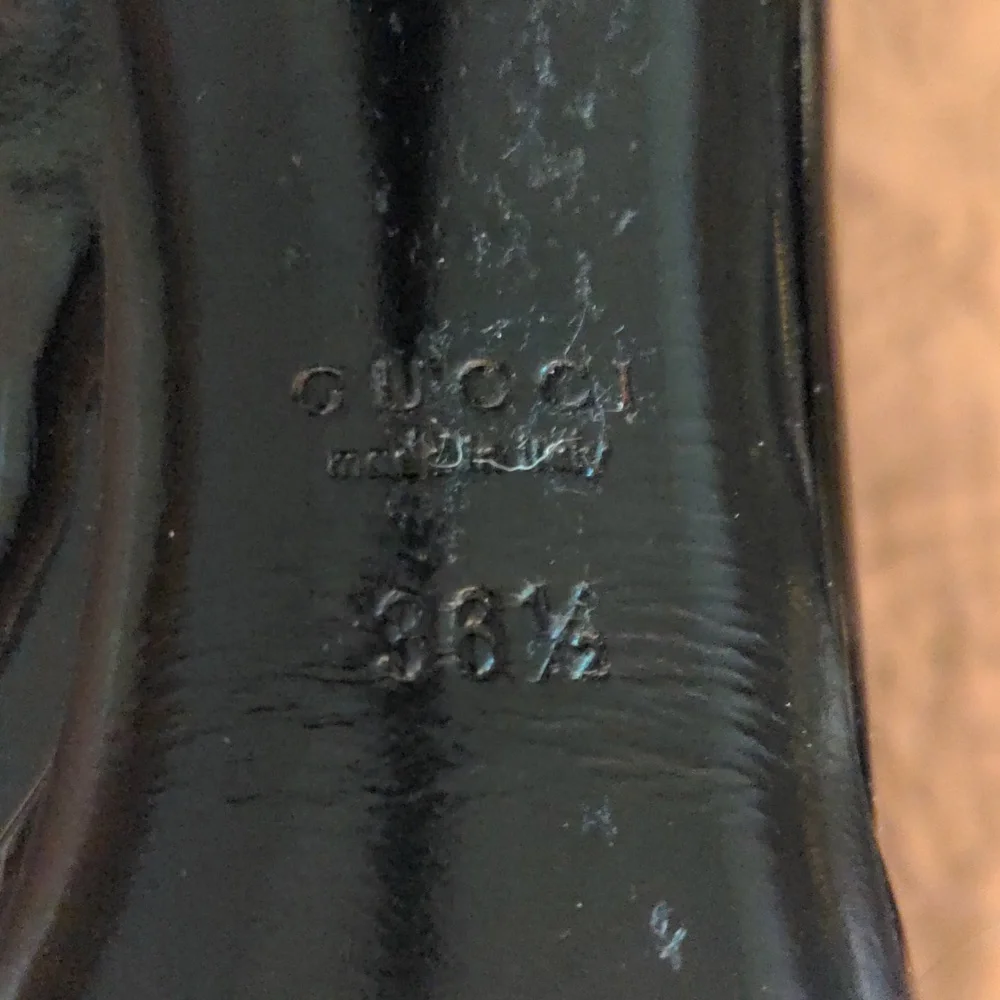 GUCCI Patent Leather Platform Stilletto Heels - Picture 10 of 11